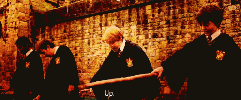 Ron Weasley Broom GIF - Ron Weasley Broom Harry Potter GIFs