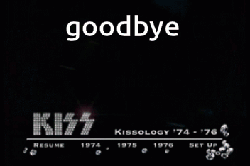 Silly Goodbye GIF - Silly Goodbye Paul Stanley GIFs