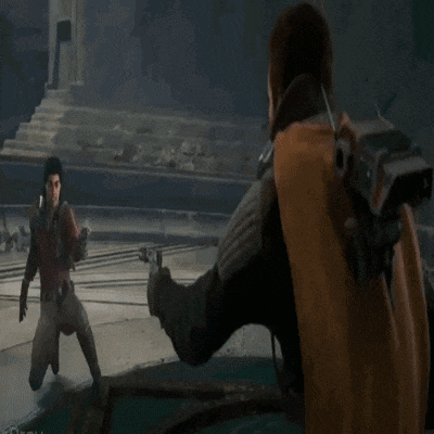 a man in a video game is holding a gun in his hand
