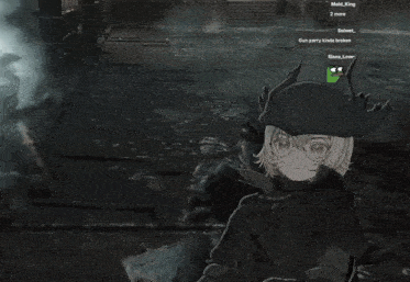 a screenshot of a video game with a green peep icon on the bottom left