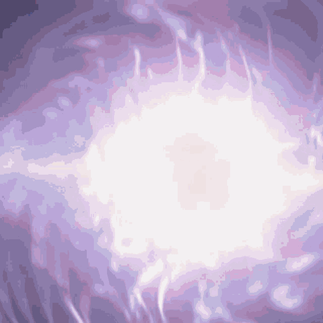 a purple background with a white glowing object in the middle