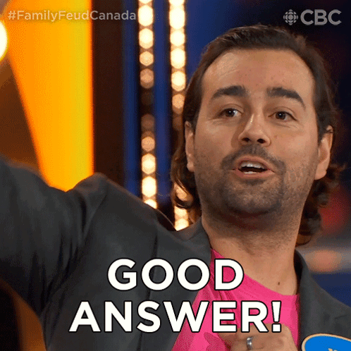 Good Answer Vince GIF - Good Answer Vince Family Feud Canada GIFs