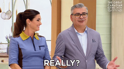 Really The Great Canadian Baking Show GIF - Really The Great Canadian Baking Show Gcbs GIFs
