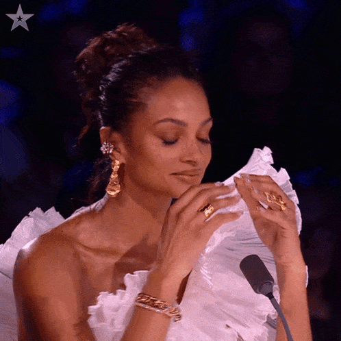 Stressed Out Alesha Dixon GIF - Stressed Out Alesha Dixon Britain'S Got Talent GIFs