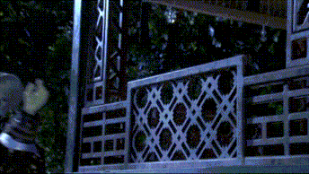 a close up of a metal fence with a pattern that says xxx