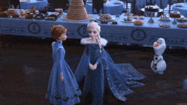 Olaf'S Frozen Adventure Elsa'S Singing GIF - Olaf'S Frozen Adventure Elsa'S Singing GIFs