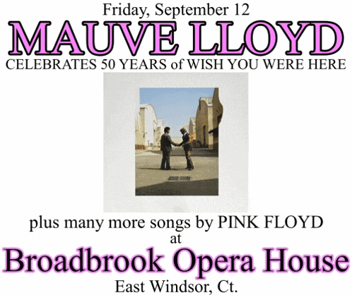 mauve lloyd celebrates 50 years of wish you were here at broadbrook opera house east windsor ct