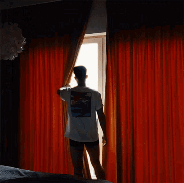 Opening The Curtain Armia GIF - Opening The Curtain Armia Vessbroz GIFs