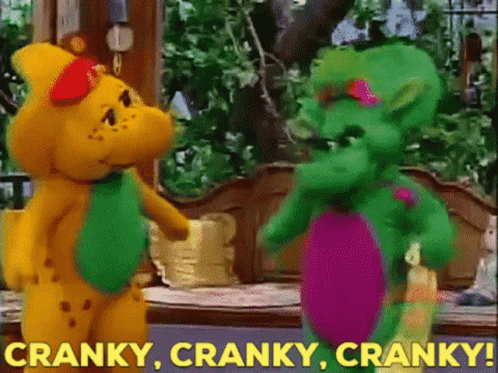 Barney And Friends Baby Bop GIF - Barney And Friends Baby Bop Youre Cranky GIFs