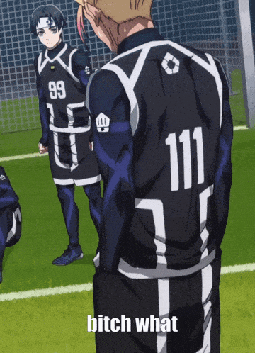 the number 111 is on the back of the jersey