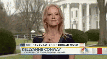 kellyanne conway announces the inauguration of donald trump as counselor to president trump