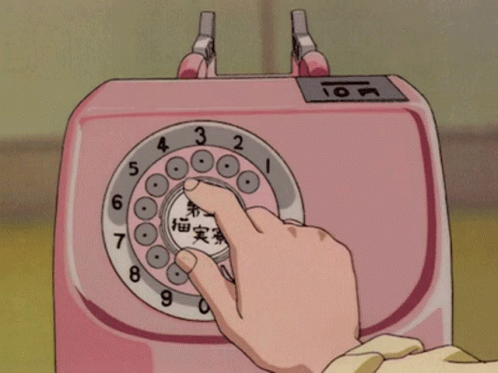 Telephone Anime GIF - Telephone Anime Aesthetic GIFs