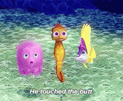 Finding Nemo He Touched The Butt GIF - Finding Nemo He Touched The Butt Butt GIFs