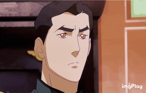 a close up of a man 's face with the words imgplay below