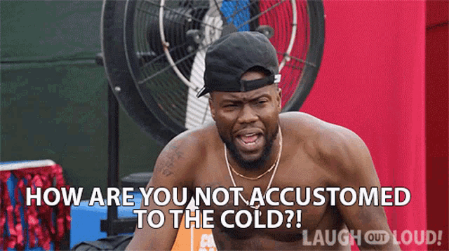 How Are You Not Accustomed To The Cold Kevin Hart GIF - How Are You Not Accustomed To The Cold Kevin Hart Lol Network GIFs