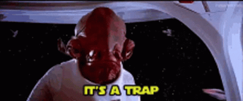 Its A Trap Admiral Ackbar GIF - Its A Trap Admiral Ackbar Star Wars GIFs