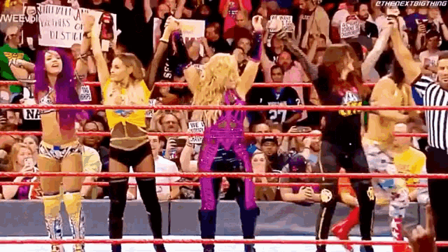 Sasha Banks Boss N Hug Connection GIF