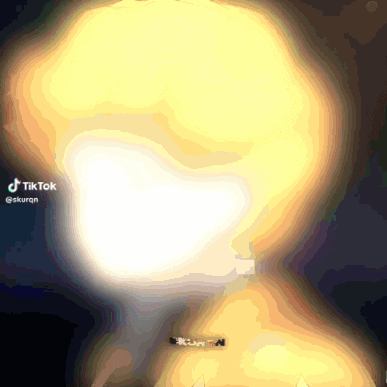 a drawing of a mushroom cloud with tiktok written in the corner