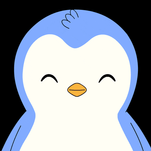 a cartoon of a penguin with a chip on its head that says ai