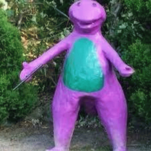 Im Funny Barney The Dinosaur GIF - Im Funny Barney The Dinosaur Cursed Images GIFs