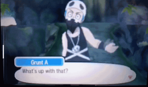a video game character named grunt a is talking to another character