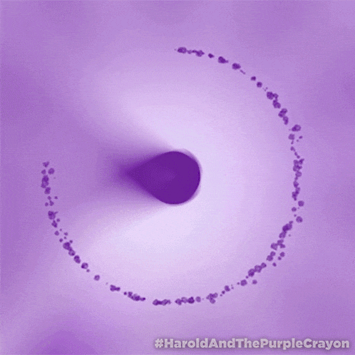 a purple background with the words harold and the purple crayon below it