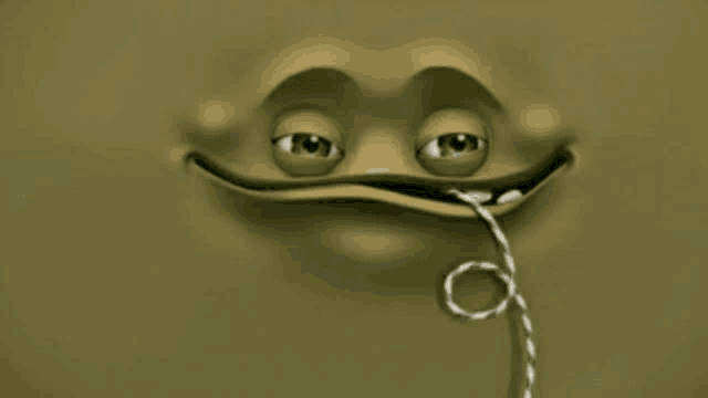 a picture of a face with a string coming out of it and the name ali abdi at the bottom
