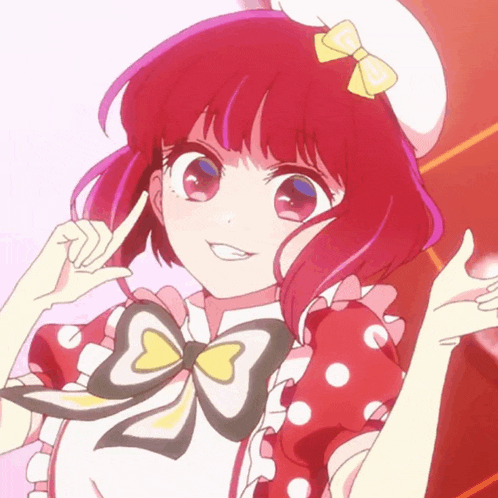 a girl with red hair is wearing a white hat and polka dot dress