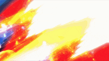 a red yellow and blue colored background with a white center