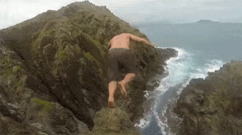 Jumping Adventure GIF - Jumping Adventure Cliff GIFs