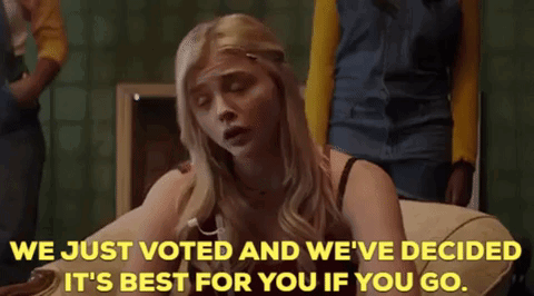 Neighbors 2 Shelby Robek GIF - Neighbors 2 Shelby Robek We Just Voted And Weve Decided GIFs