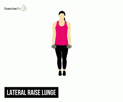 Lateral Lunge Lateral Raise Lunge GIF - Lateral Lunge Lateral Raise Lunge Exercise GIFs