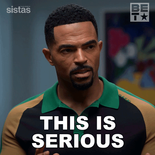 This Is Serious Calvin Rodney GIF - This Is Serious Calvin Rodney Anthony Dalton GIFs