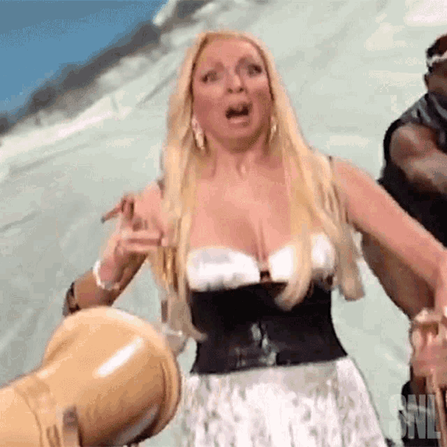 Screaming Donatella Versace GIF - Screaming Donatella Versace Saturday Night Live GIFs