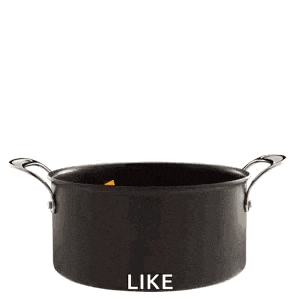 a pot filled with vegetables and the words dinner like