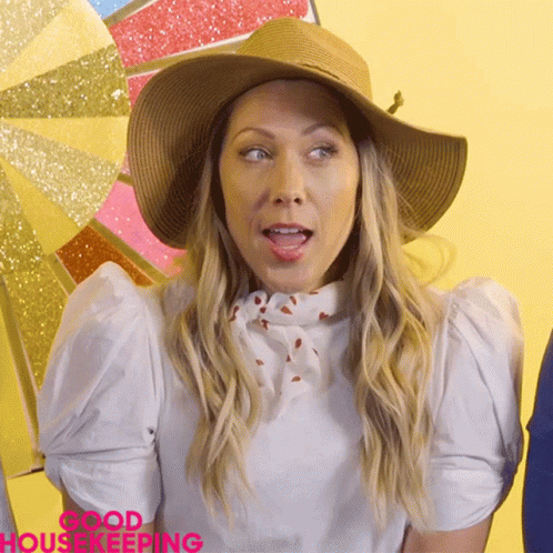 Blowing Good Housekeeping GIF - Blowing Good Housekeeping Colbie Caillat GIFs