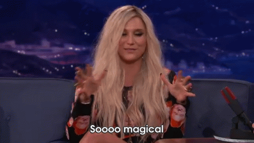It Was Just So Magical GIF - Amazing Magical Kesha GIFs