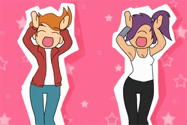 Fry And Leela Dancing GIF - Fry And Leela Dancing Futurama GIFs