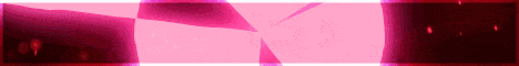 a pink and red background with a white border and a triangle in the middle .