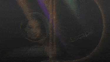 a picture of a woman in a frame with the words dsg escape below it