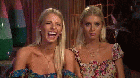 Amused/Not Amused GIF - Opposite Twins Bachelor In Paradise GIFs