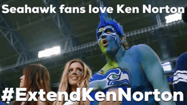 seahawk fans love ken norton # extendkennorton