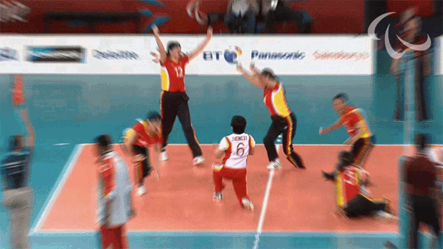 a player with the number 6 on their jersey