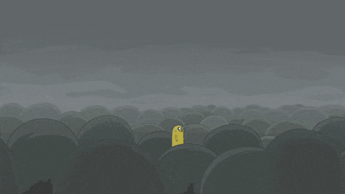a cartoon drawing of a lightning bolt coming out of the sky