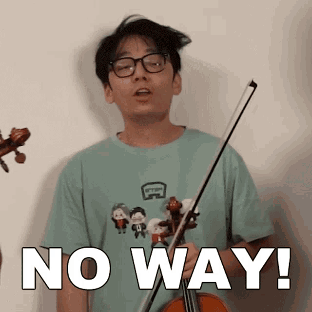 No Way Brett Yang GIF - No Way Brett Yang Two Set Violin GIFs