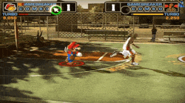 Nba Street V3 Mario GIF - Nba Street V3 Mario Basketball GIFs