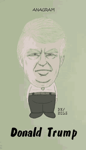 Donald Trump Anagram GIF - Donald Trump Anagram Anagrama GIFs