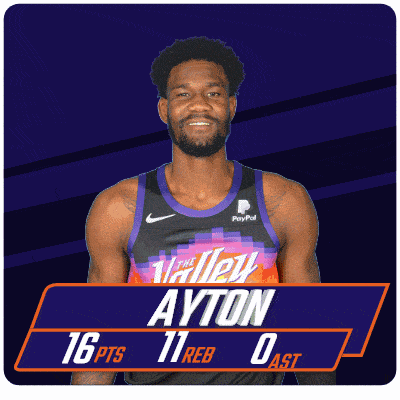 a basketball player named ayton is wearing a paypal jersey