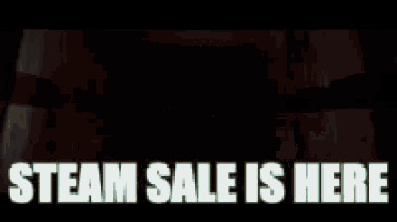 a picture of a sign that says savings steam sale is here