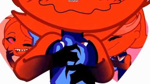 a cartoon character with the name vistaton written on the bottom